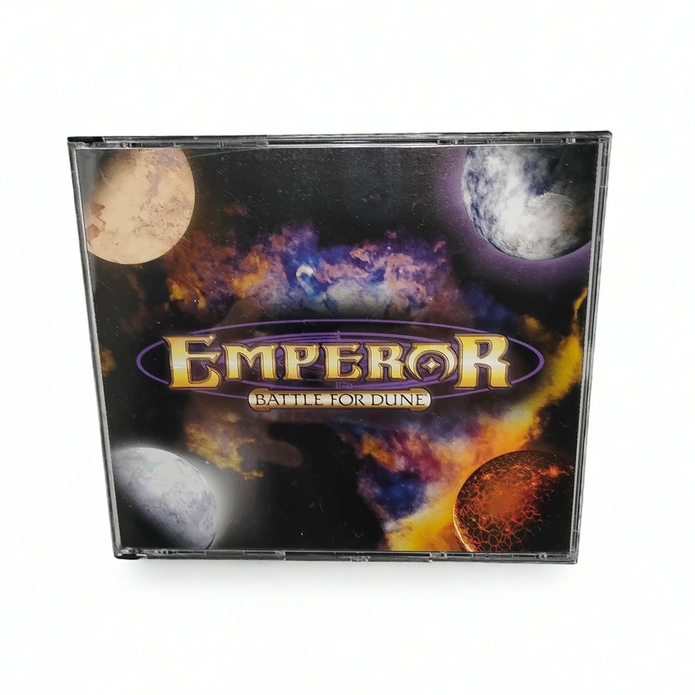 Emperor: Battle for Dune 4-Disc PC CD-ROM Set Westwood Studios 2001 RTS Game